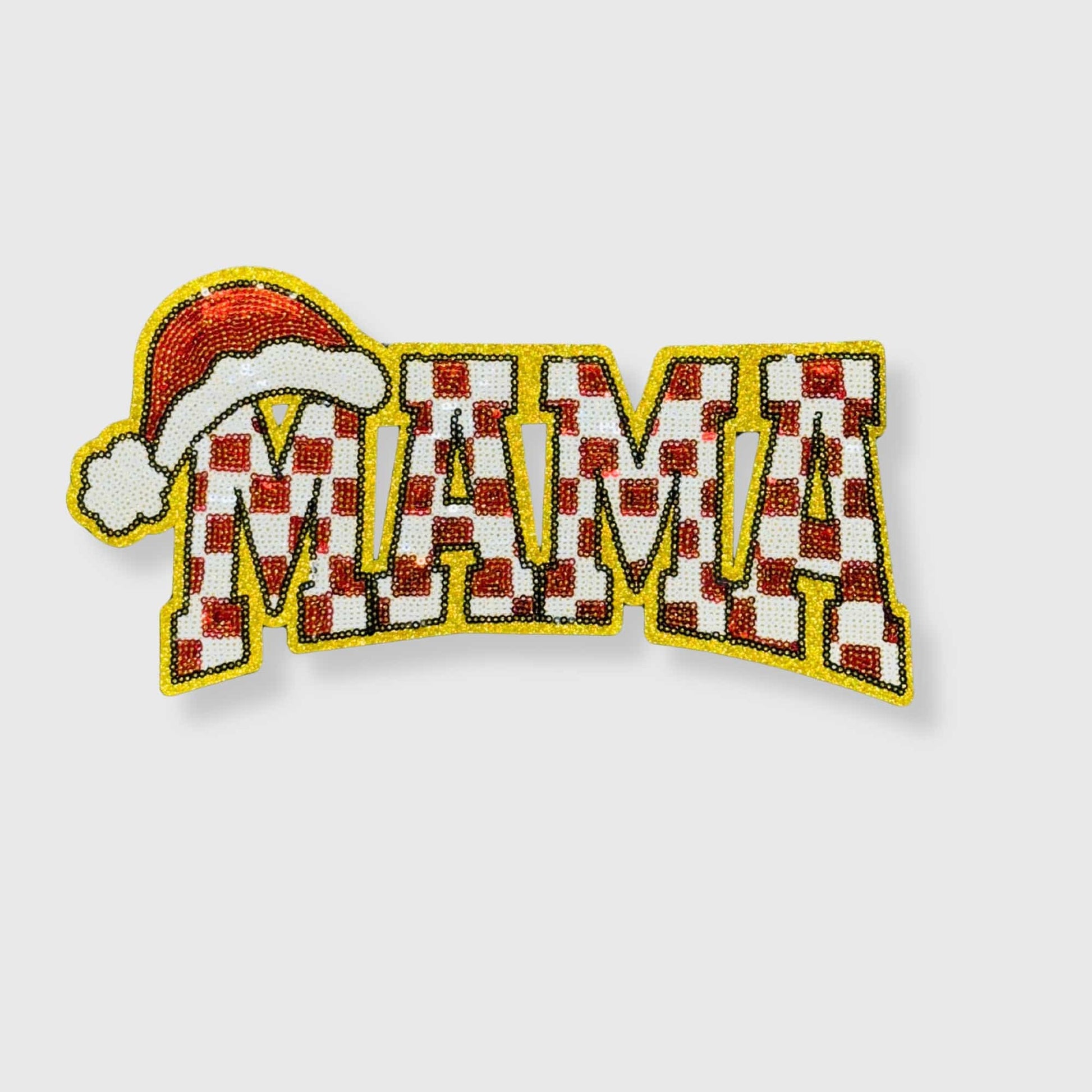 ILTEX Apparel Chenille Patches CP1185 - Santa Mama Sequin Patch