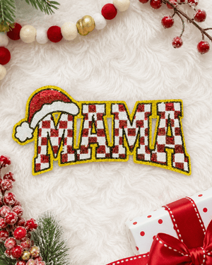 ILTEX Apparel Chenille Patches CP1185 - Santa Mama Sequin Patch