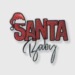 ILTEX Apparel Chenille Patches CP1187 - Santa Baby Sequin Patch