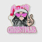 ILTEX Apparel Chenille Patches CP1188 - Pink Santa Sequin Patch