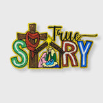 ILTEX Apparel Chenille Patches CP1189 -  Jesus True Story Sequin Patch