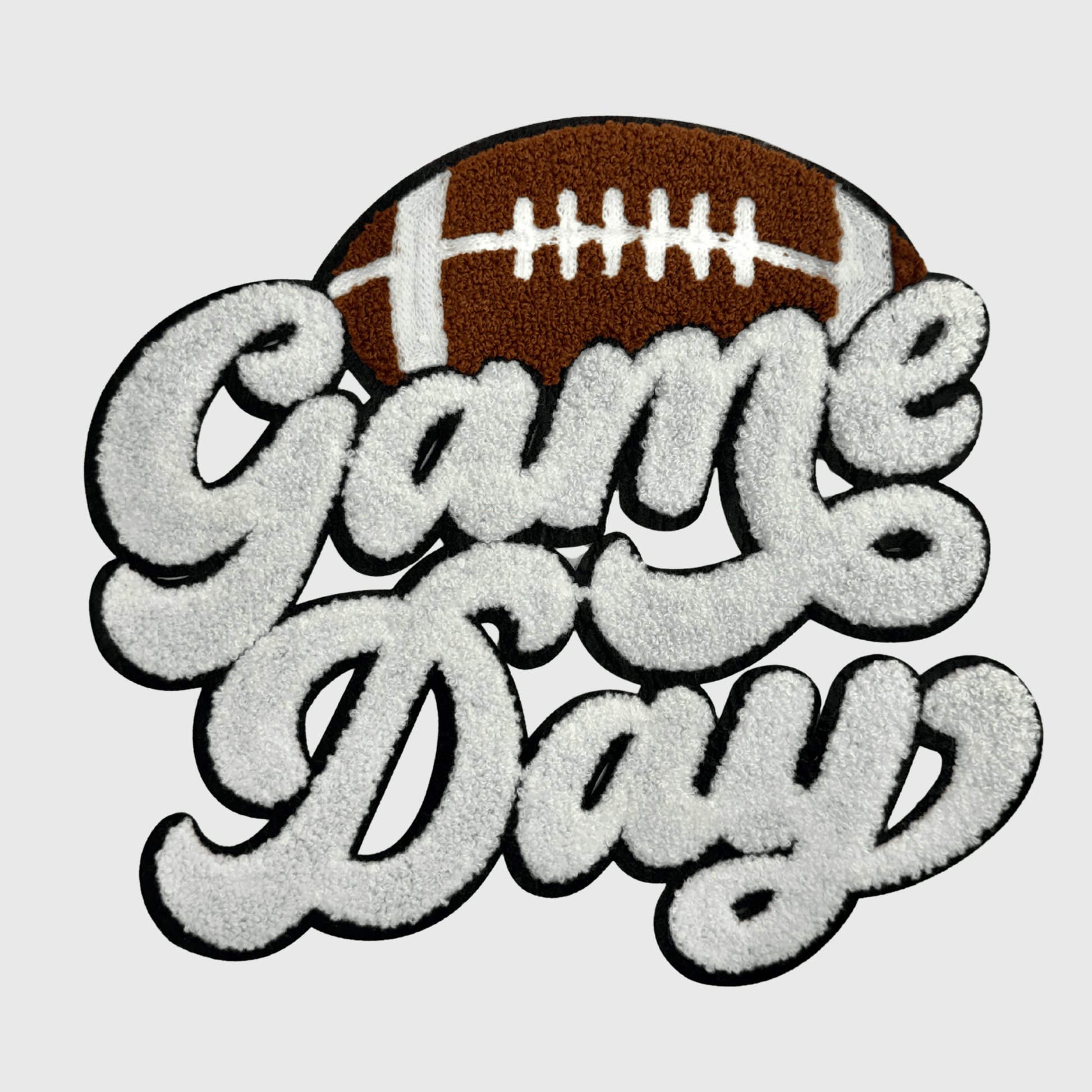 ILTEX Apparel Chenille Patches CP1210 - Game Day Football Chenille Patch