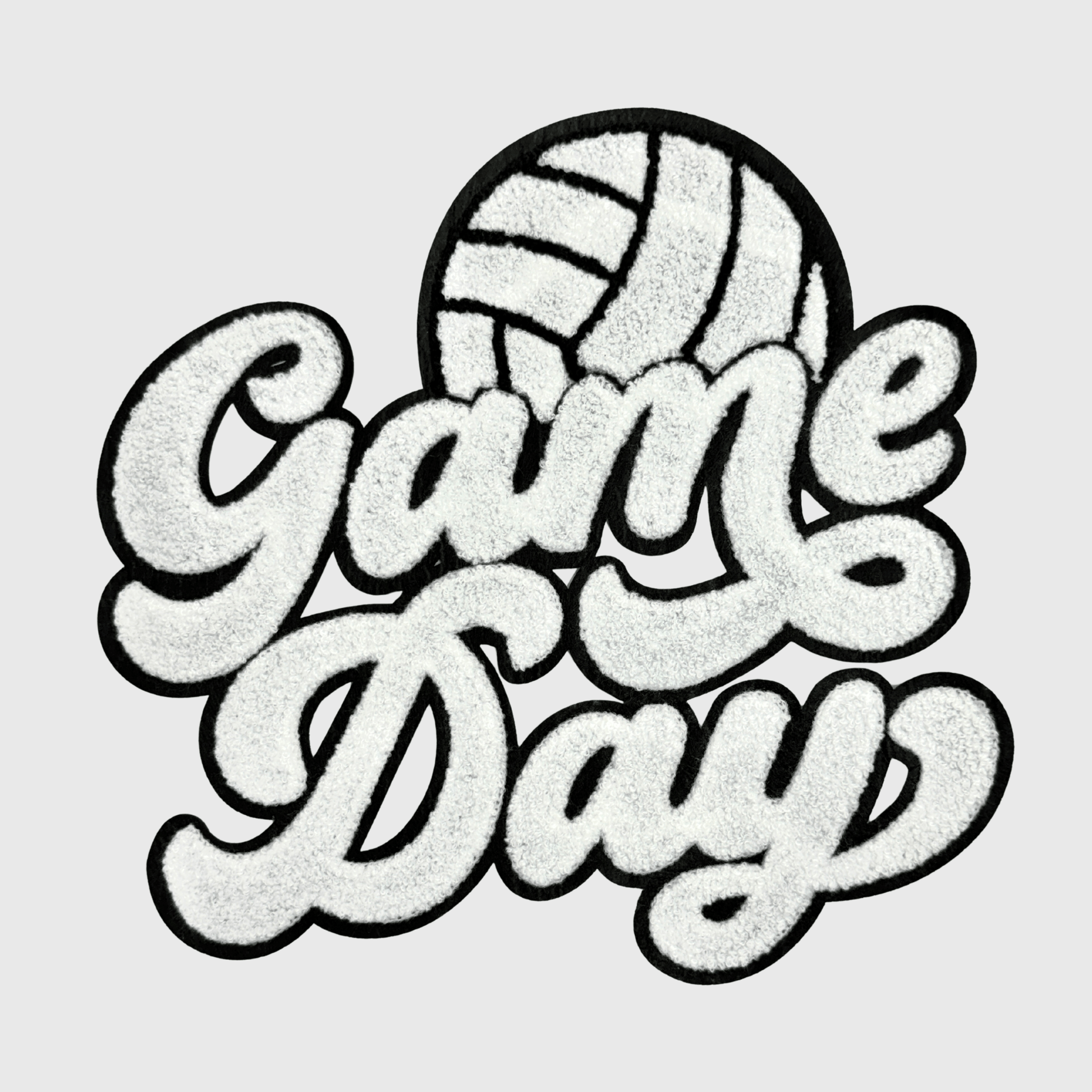 ILTEX Apparel Chenille Patches CP1210 - Game Day Football Chenille Patch