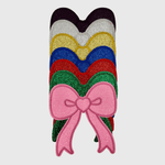 ILTEX Apparel Chenille Patches CP1211 - Glitter bows Patch