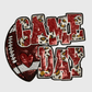 ILTEX Apparel Chenille Patches CP1212 - Game Day Football Cheetah Patch