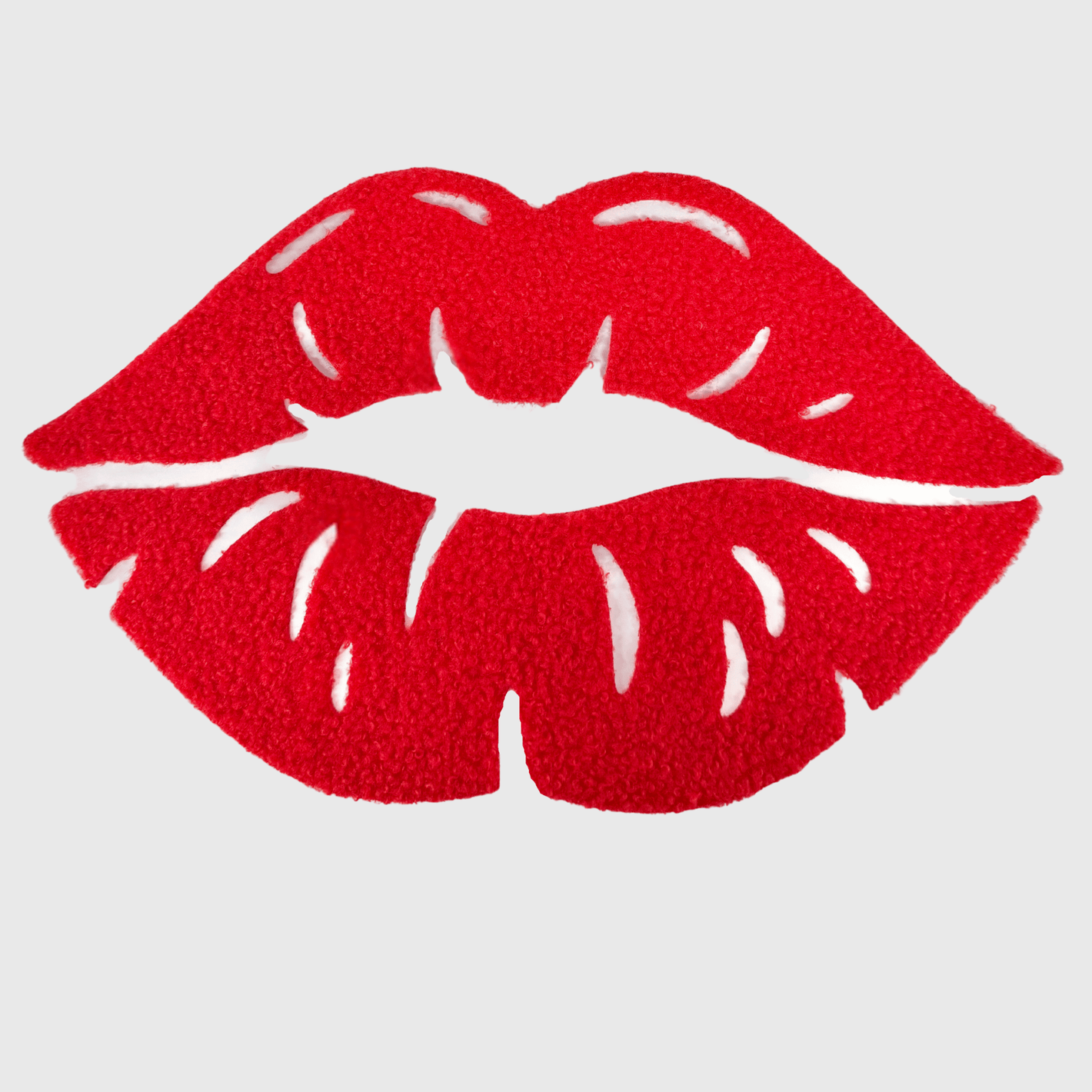 ILTEX Apparel Chenille Patches CP1213 - Mind Your Lips Valentine's Patch