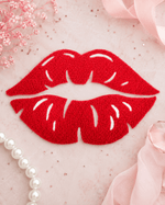 ILTEX Apparel Chenille Patches CP1213 - Mind Your Lips Valentine's Patch