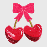 ILTEX Apparel Chenille Patches CP1214 - Cherry on Top Sequin Patch