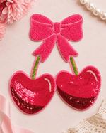 ILTEX Apparel Chenille Patches CP1214 - Cherry on Top Sequin Patch