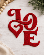 ILTEX Apparel Chenille Patches CP1216 - Fluffy Love Patch
