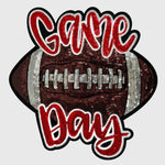 ILTEX Apparel Chenille Patches CP1228 - Sequin Game Day Football Patch