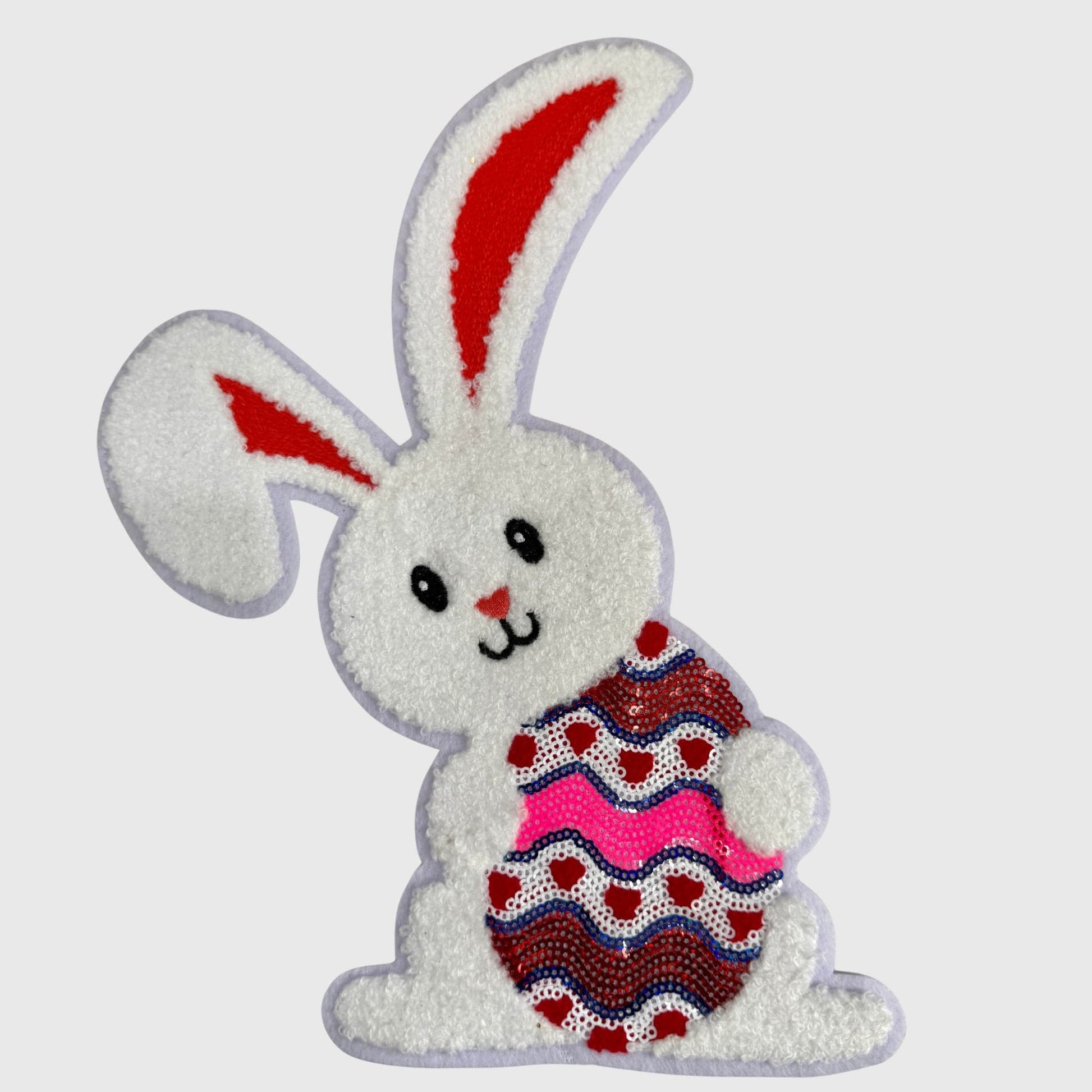 ILTEX Apparel Chenille Patches CP12337 - Easter Bunny Egg Chenille Patch