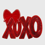 ILTEX Apparel Chenille Patches CP12342 - XOXO Bow Sequin Patch 2.0