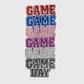 ILTEX Apparel Chenille Patches CP1246 - Glittery Game Day Hat Patches