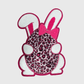 ILTEX Apparel Chenille Patches CP1251 - Cheetah Egg & Bunny Easter Patch