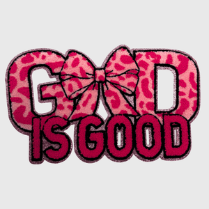 ILTEX Apparel Chenille Patches CP1254 God Is Good Chenille Patch