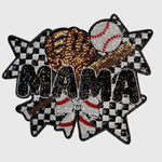 ILTEX Apparel Chenille Patches CP1255 Baseball Mama Sequin Patch