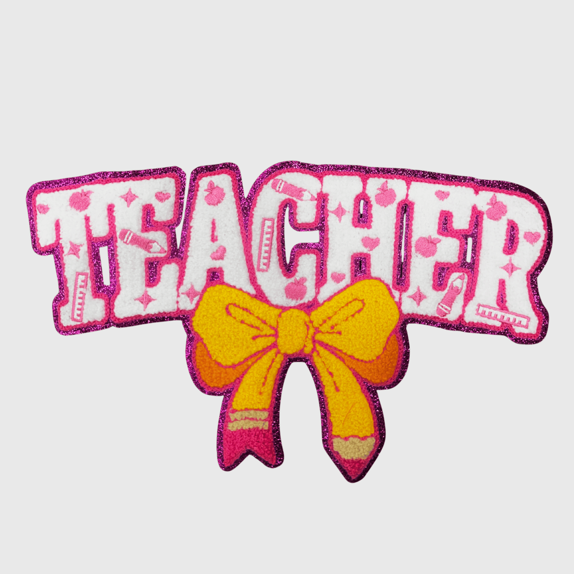 ILTEX Apparel Chenille Patches CP1256 Teacher Chenille Patch