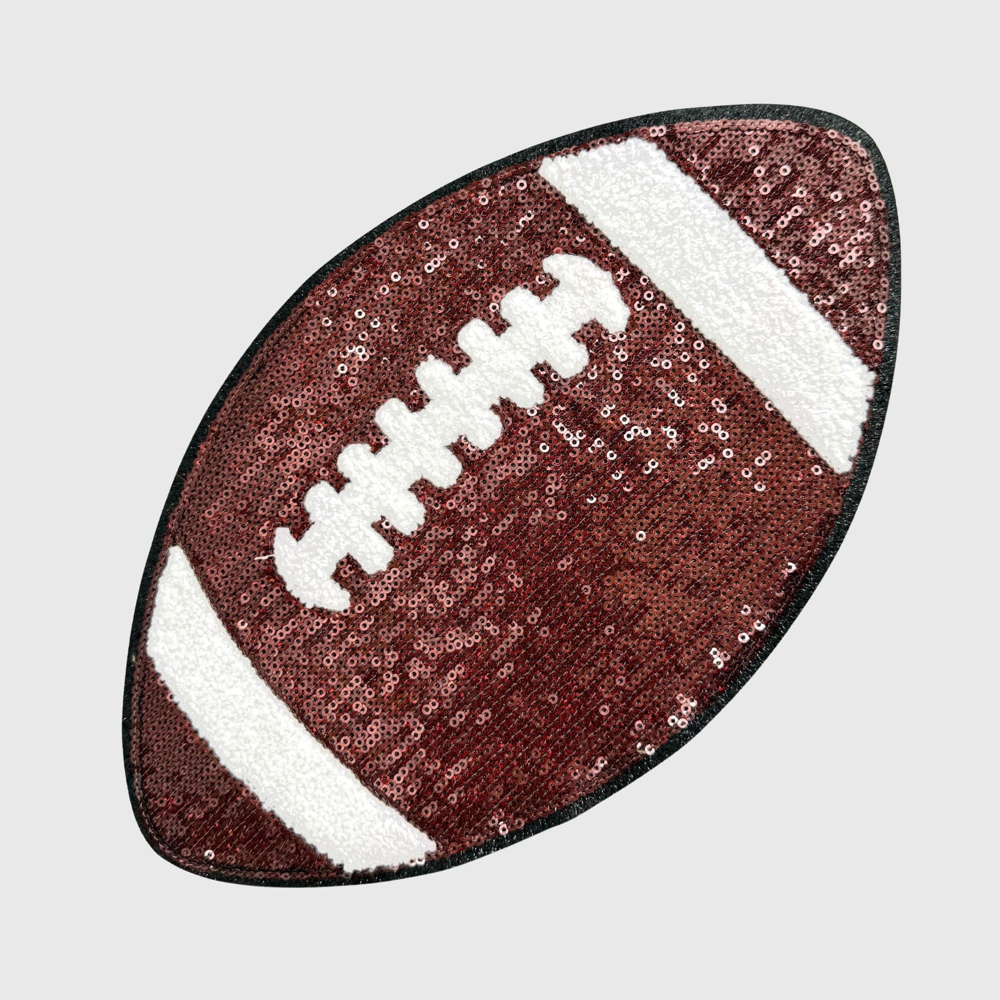 ILTEX Apparel Chenille Patches Football CP1229 - Sequin Sports Ball Patch Collection