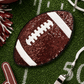 ILTEX Apparel Chenille Patches Football CP1229 - Sequin Sports Ball Patch Collection