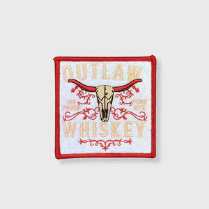 ILTEX Apparel Chenille Patches HP1001 - Outlaw Whiskey Hat Patch