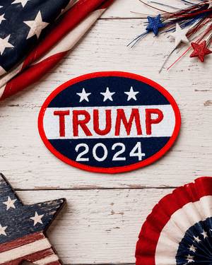 ILTEX Apparel Chenille Patches HP1003 - Trump 2024 Hat Patch