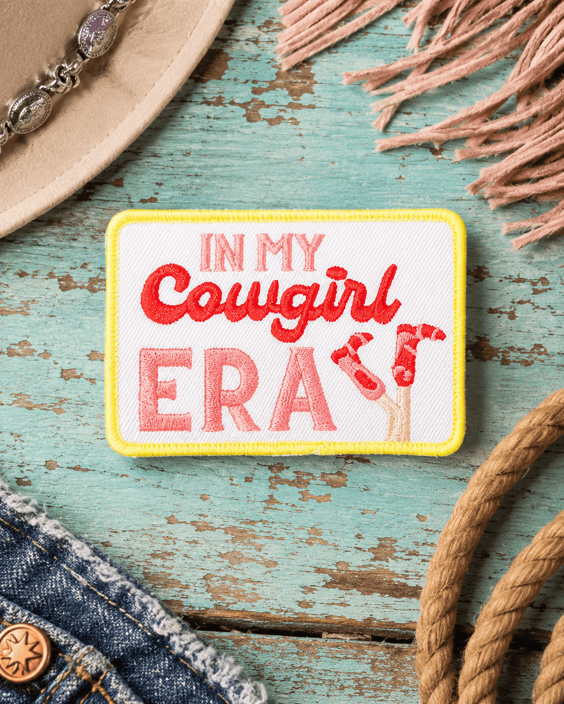 ILTEX Apparel Chenille Patches HP1007 - In My Cowgirl Era Hat Patch