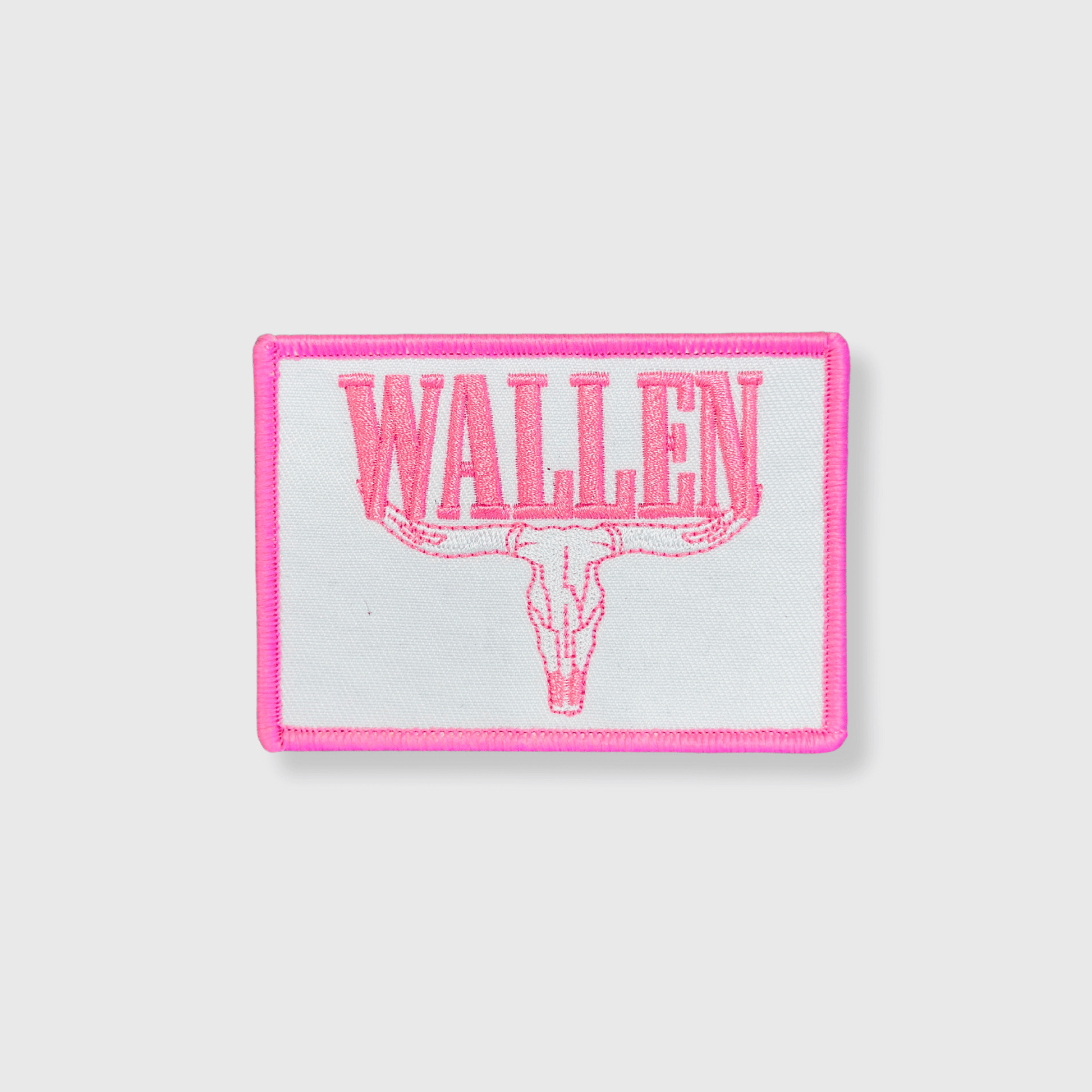 ILTEX Apparel Chenille Patches HP1008 - Wallen Pink Hat Patch