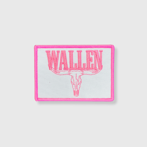 ILTEX Apparel Chenille Patches HP1008 - Wallen Pink Hat Patch