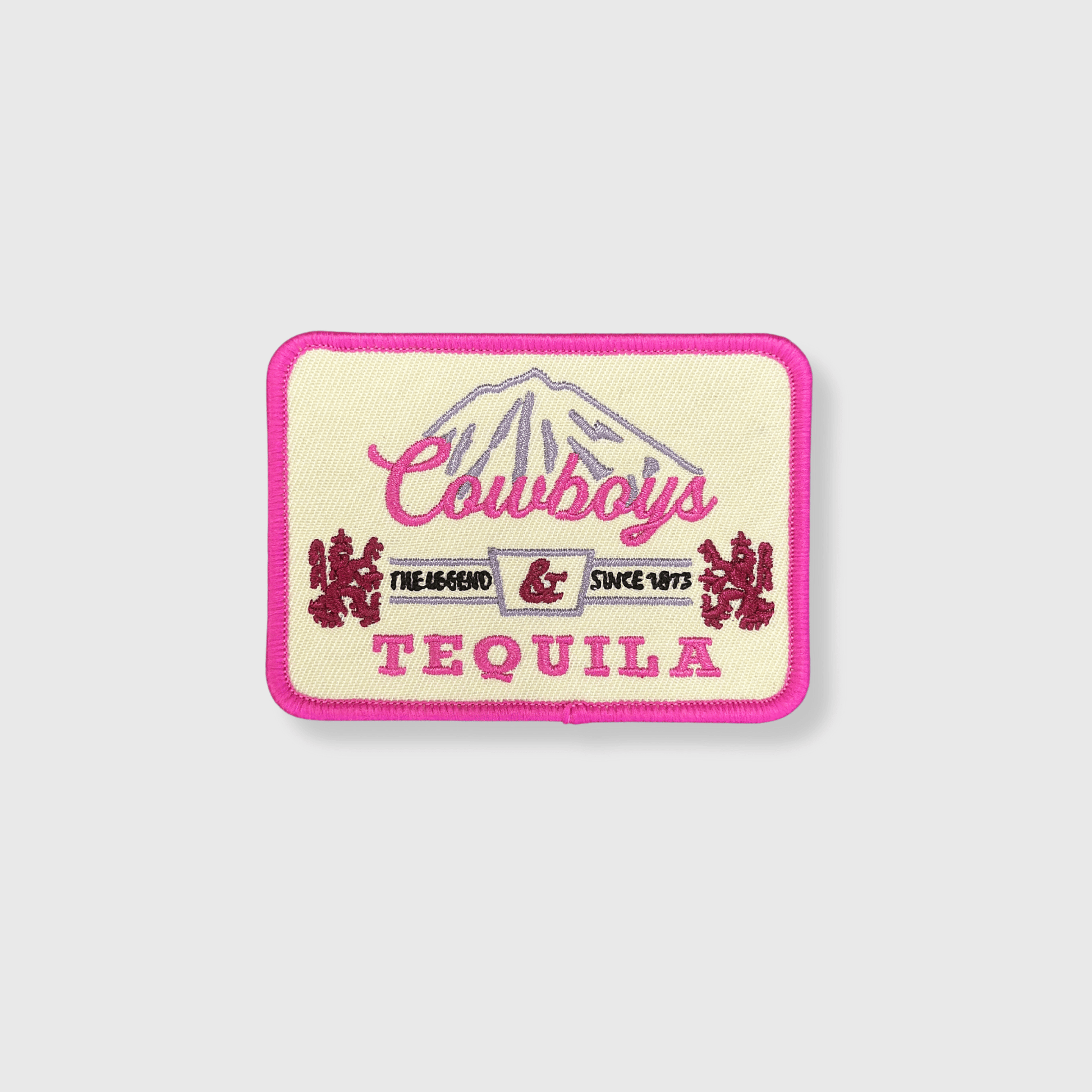 ILTEX Apparel Chenille Patches HP1009 - Cowboys & Tequila Hat Patch