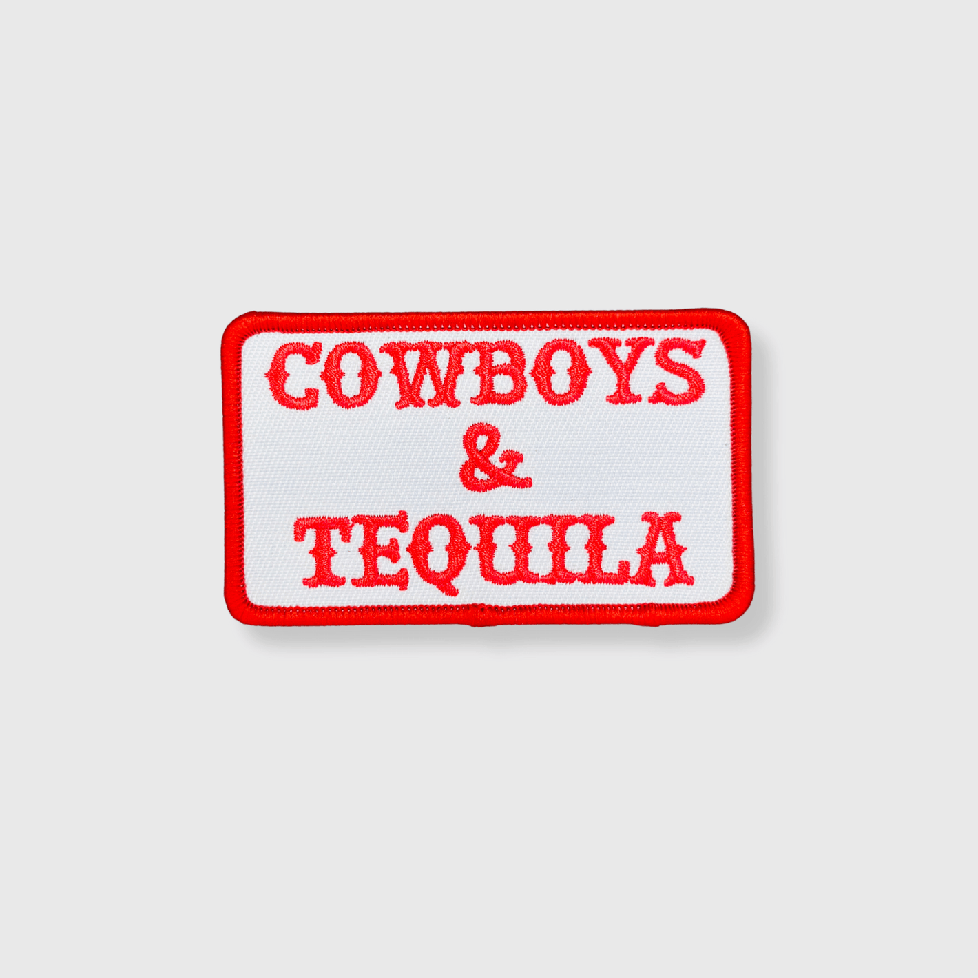 ILTEX Apparel Chenille Patches HP1014 - Cowboys & Tequila Hat Patch