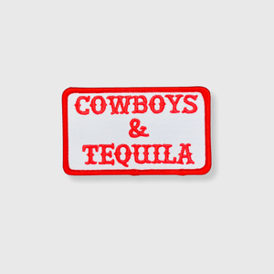 ILTEX Apparel Chenille Patches HP1014 - Cowboys & Tequila Hat Patch