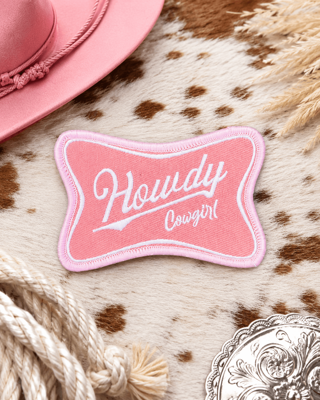 ILTEX Apparel Chenille Patches HP1016 - Howdy Cowgirl Hat Patch
