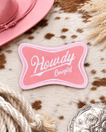 ILTEX Apparel Chenille Patches HP1016 - Howdy Cowgirl Hat Patch