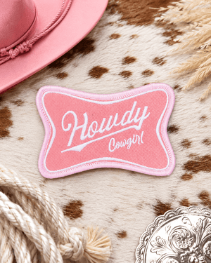 ILTEX Apparel Chenille Patches HP1016 - Howdy Cowgirl Hat Patch