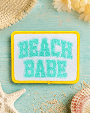 ILTEX Apparel Chenille Patches HP1022 - Beach Babe Hat Patch