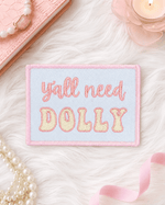 ILTEX Apparel Chenille Patches HP1027 - Y'all Need Dolly Hat Patch