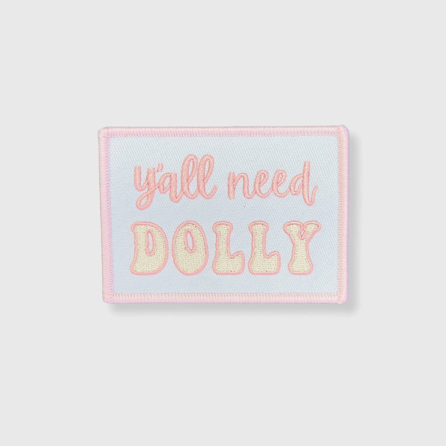 ILTEX Apparel Chenille Patches HP1027 - Y'all Need Dolly Hat Patch