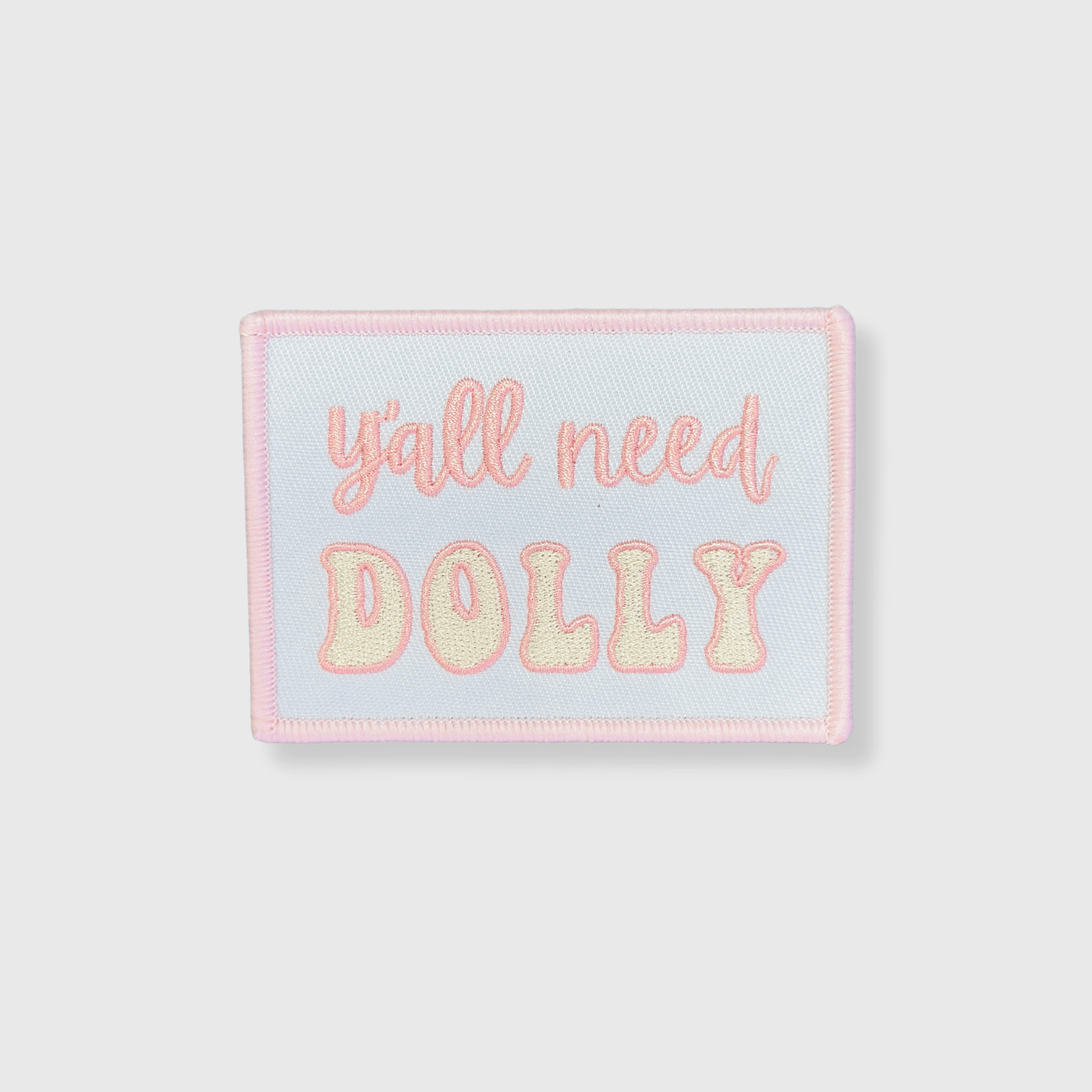 ILTEX Apparel Chenille Patches HP1027 - Y'all Need Dolly Hat Patch