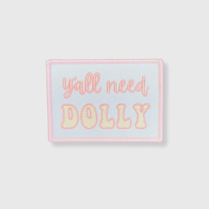 ILTEX Apparel Chenille Patches HP1027 - Y'all Need Dolly Hat Patch