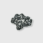 ILTEX Apparel Chenille Patches HP1030 - Let's Go Girls Hat Patch