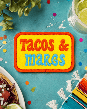 ILTEX Apparel Chenille Patches HP1032 - Tacos & Margs Hat Patch