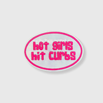 ILTEX Apparel Chenille Patches HP1034 - Hot Girls Hit Curbs Hat Patch