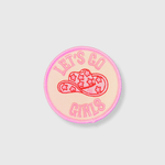 ILTEX Apparel Chenille Patches HP1045 - Let's Go Girls Hat Patch