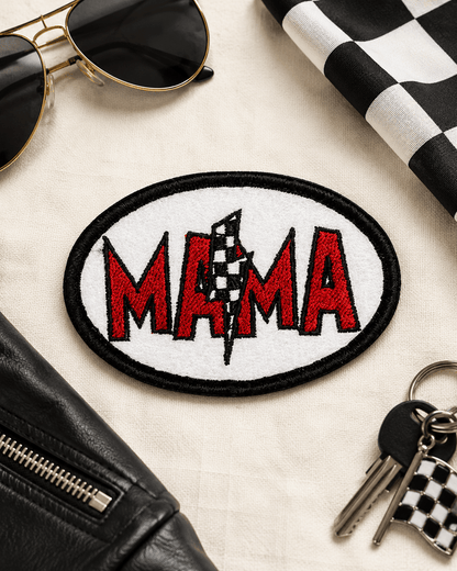ILTEX Apparel Chenille Patches HP1047 - MAMA Lightning Hat Patch