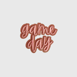 ILTEX Apparel Chenille Patches Light Pink CP1247 - Glittery Game Day Hat Patches 2.0