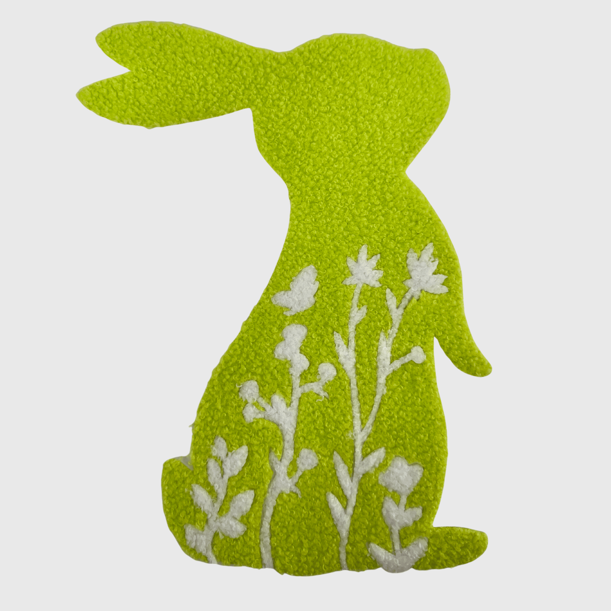 ILTEX Apparel Chenille Patches Lime Green CP1206 - Pastel Easter Bunny Patch