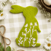 CP1206 - Pastel Easter Bunny Patch - Lime Green