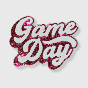 ILTEX Apparel Chenille Patches Pink CP1118 - Game Day
