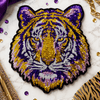 CP1225 - Game Day Tiger Mascot Patch - Purple/Gold